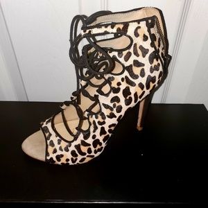 Zara cheetah print heels